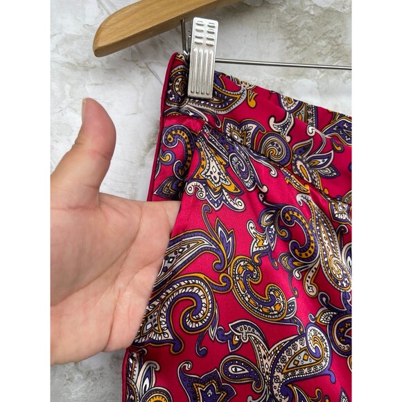 Equipment flowing paisley silk pants size small - Picture 6 of 10